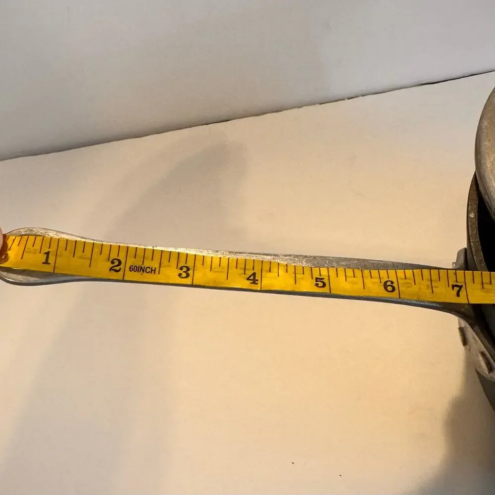Vintage Magnalite GHC 3 Quart Sauce Pot Pan Anodized Cast Aluminum Lid USA Made.